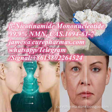 buy 99.9% β-Nicotinamide Mononucleotide NMN powder 1094-61-7 for anti-aging NR NR-CL NAD+ NADP NADH factory